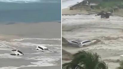 Las precipitaciones mantienen en alerta a las autoridades de Baja California Sur, ante el riesgo de nuevas inundaciones y corrientes peligrosas.  Las fuertes